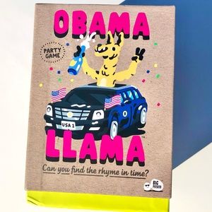 Obama Llama  Rhyming Party Board Game For Family Game Night